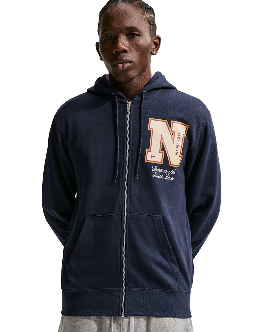 Nike Men's Sportswear Club French Terry Full-Zip Jacket - BLUE